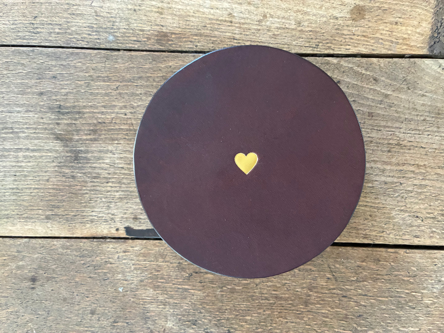 
                  
                    Glasuntersetzer Leder rund
                  
                